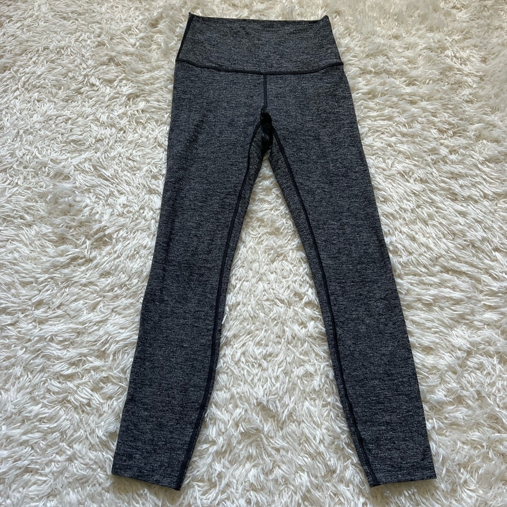 Lululemon gray leggings size 4